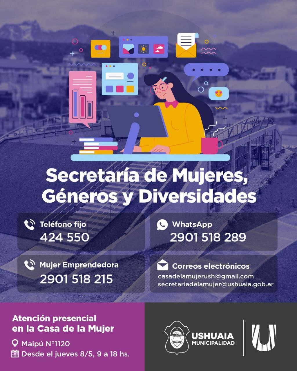 LA CASA DE LA MUJER RETOMA LA ATENCIÓN AL PÚBLICO EN SU SEDE