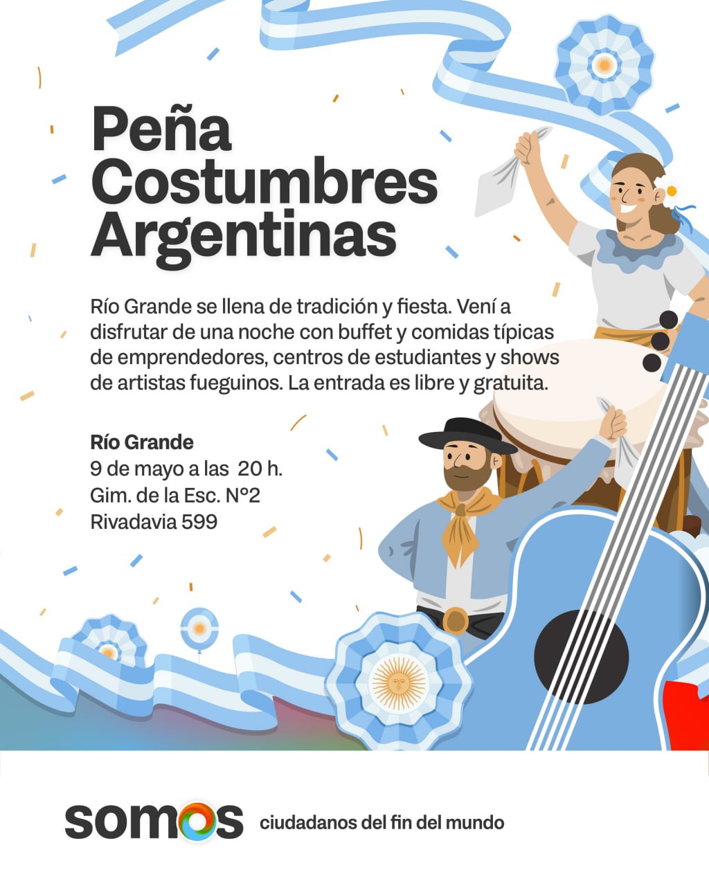 LLEGA LA PEÑA “COSTUMBRES ARGENTINAS”: TRADICIÓN, CULTURA Y COMUNIDAD EN UNA NOCHE ÚNICA