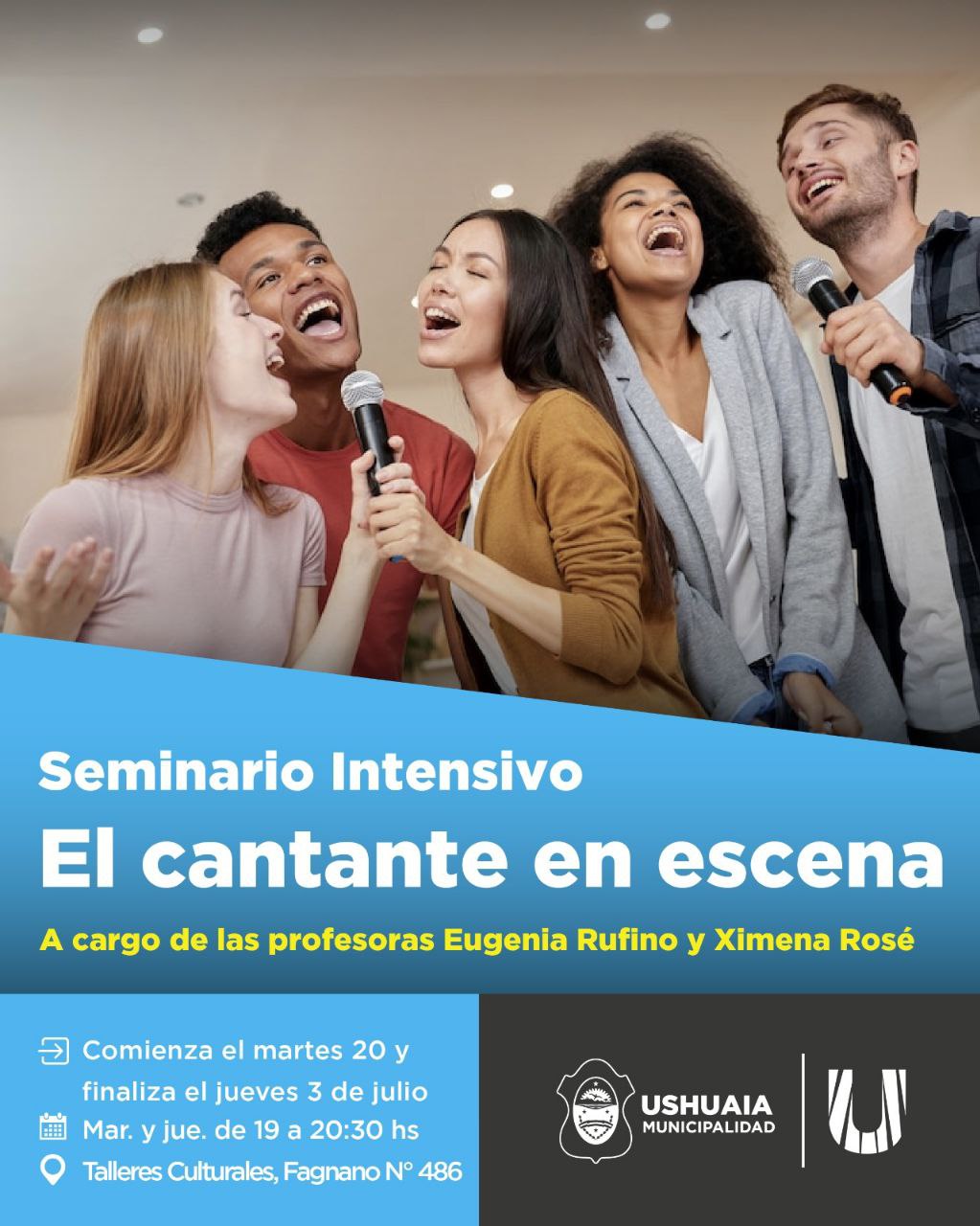LA SECRETARÍA DE CULTURA Y EDUCACIÓN LLEVARÁ ADELANTE EL SEMINARIO INTENSIVO “EL CANTANTE EN ESCENA”