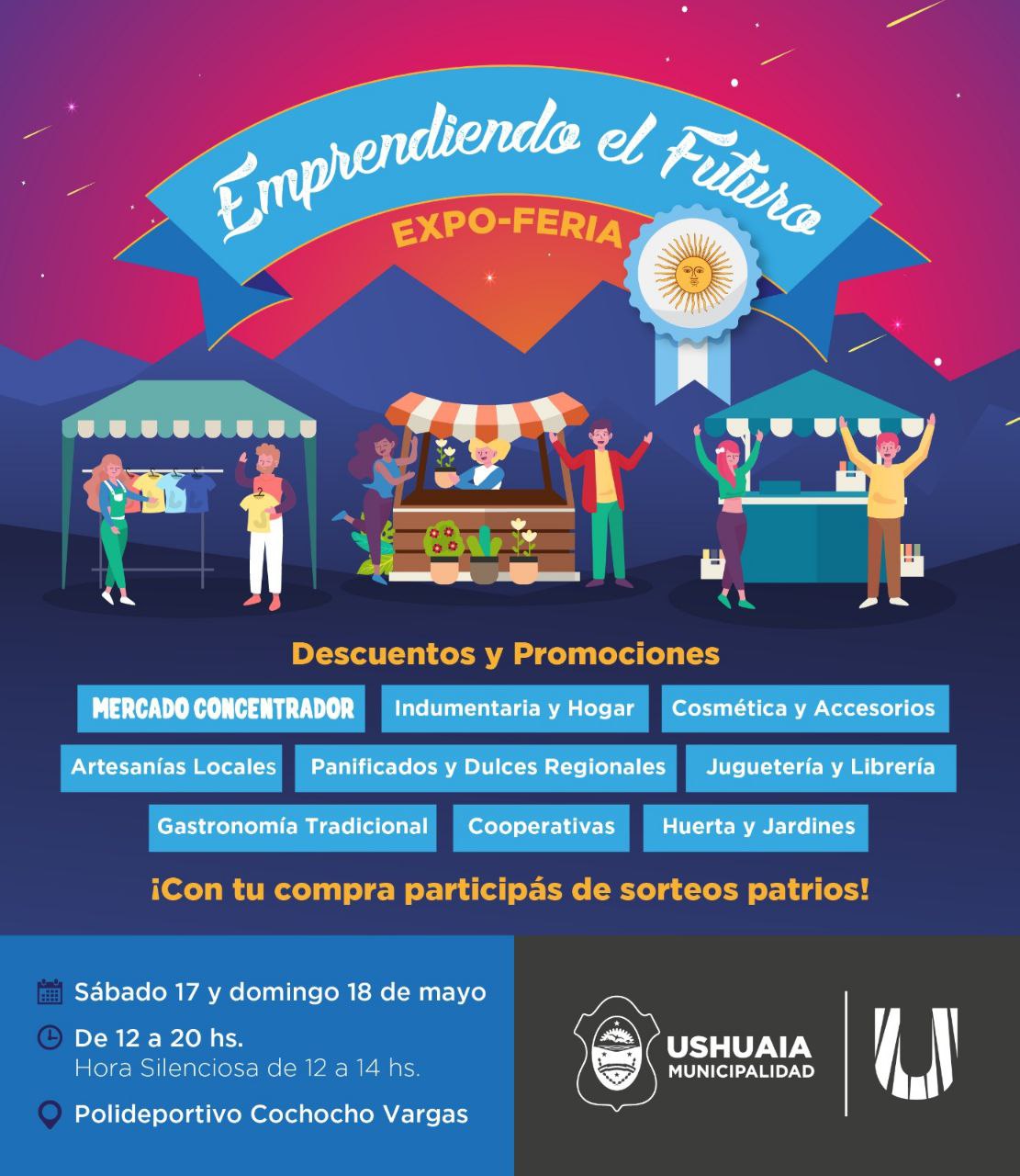 LA MUNICIPALIDAD INVITA A LA EXPO FERIA “EMPRENDIENDO EL FUTURO” EN EL MES DE LA PATRIA
