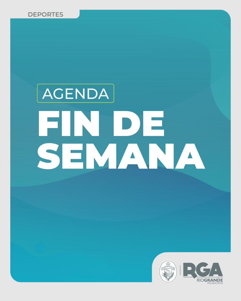AGENDA FIN DE SEMANA