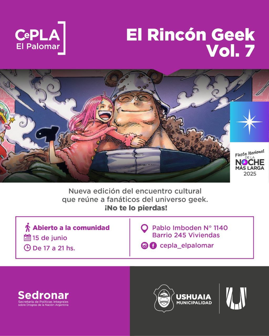 SE REALIZARÁ UNA NUEVA EDICIÓN DEL “RINCÓN GEEK” EN EL CEPLA-EL PALOMAR