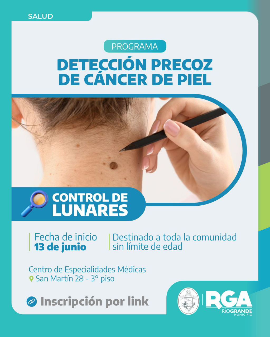 EL MUNICIPIO LANZA EL PROGRAMA MUNICIPAL DE PREVENCIÓN DE CÁNCER DE PIEL