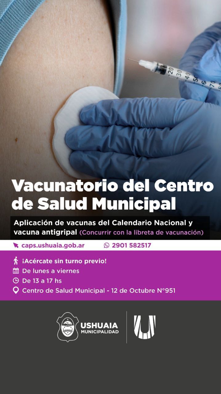 LA MUNICIPALIDAD INAUGURA EL PRIMER VACUNATORIO MUNICIPAL EN EL CENTRO DE SALUD