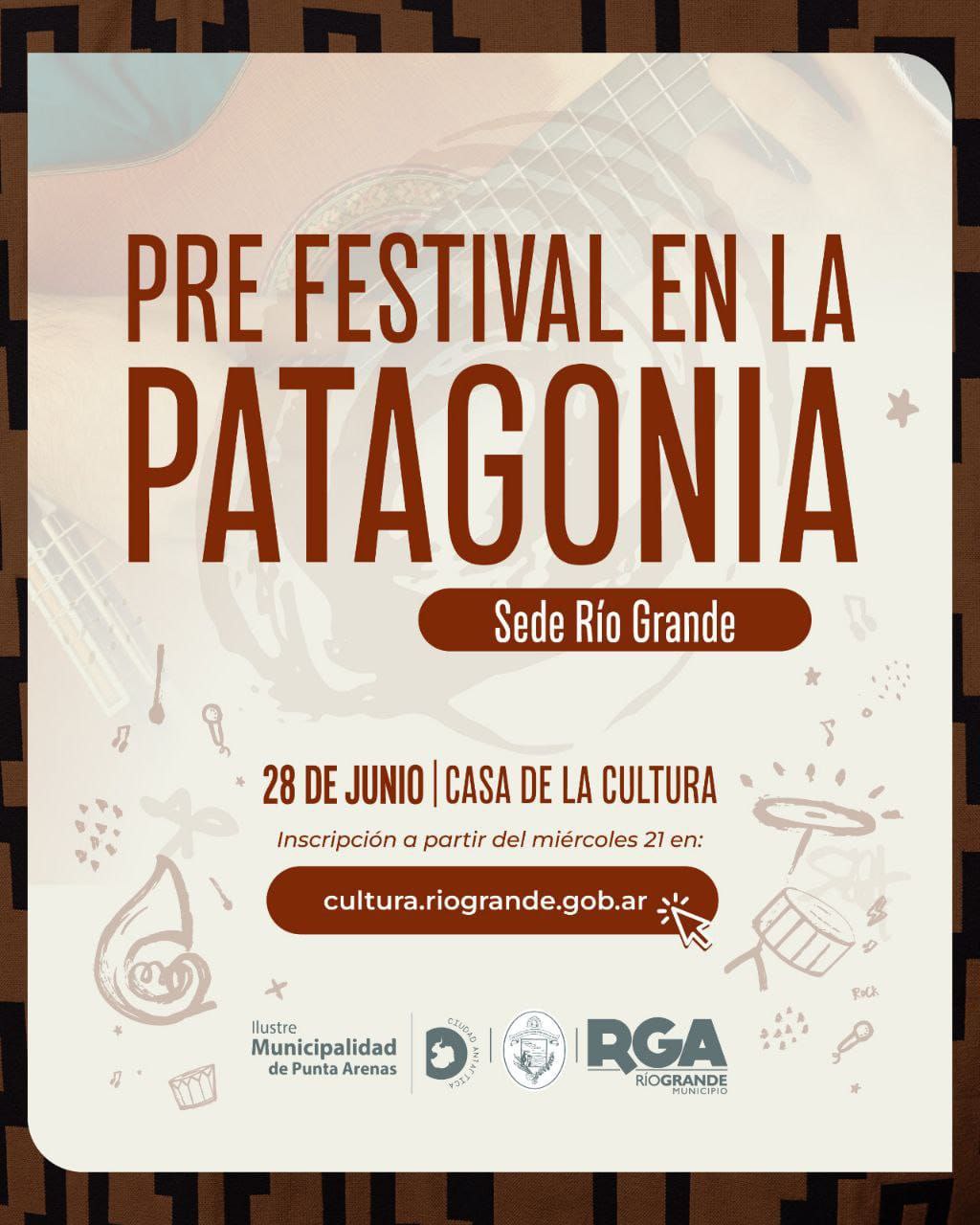 ÚLTIMOS DÍAS PARA INSCRIBIRSE AL PRE FESTIVAL EN LA PATAGONIA