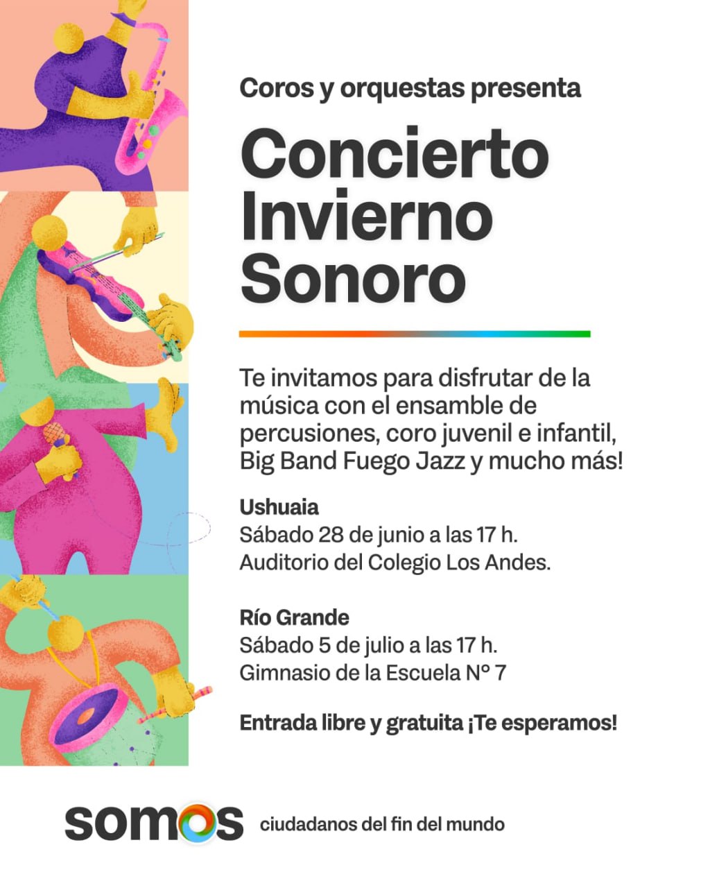 EL PROGRAMA PROVINCIAL DE ORQUESTAS Y COROS PRESENTARÁ EL CONCIERTO “INVIERNO SONORO”