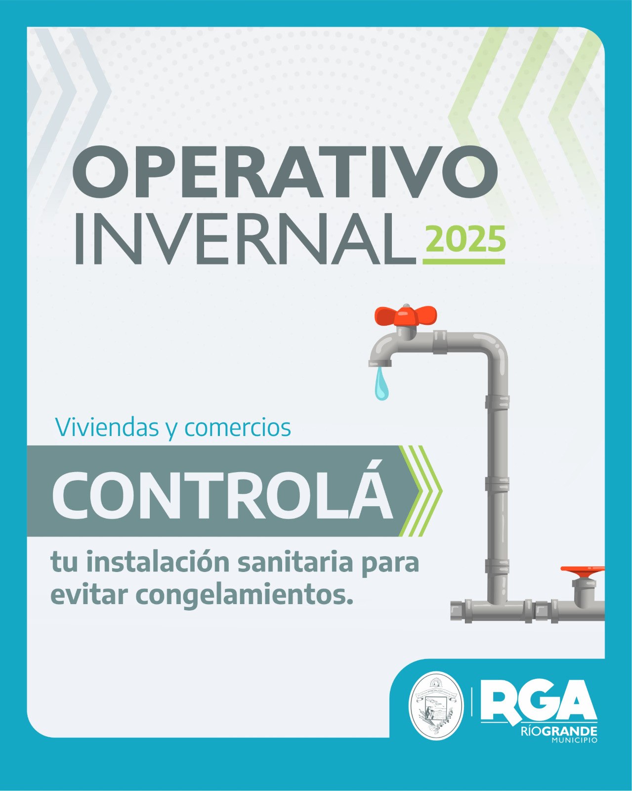 OPERATIVO INVERNAL 2025: RECOMENDACIONES PARA PREVENIR EL CONGELAMIENTO DE CAÑERÍAS