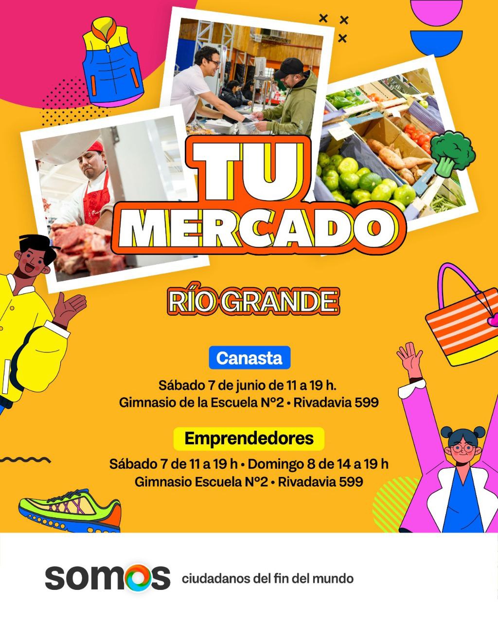 “TU MERCADO”: LA EDICIÓN DE JUNIO SE REALIZARÁ ESTE 7 Y 8 EN TODA LA PROVINCIA