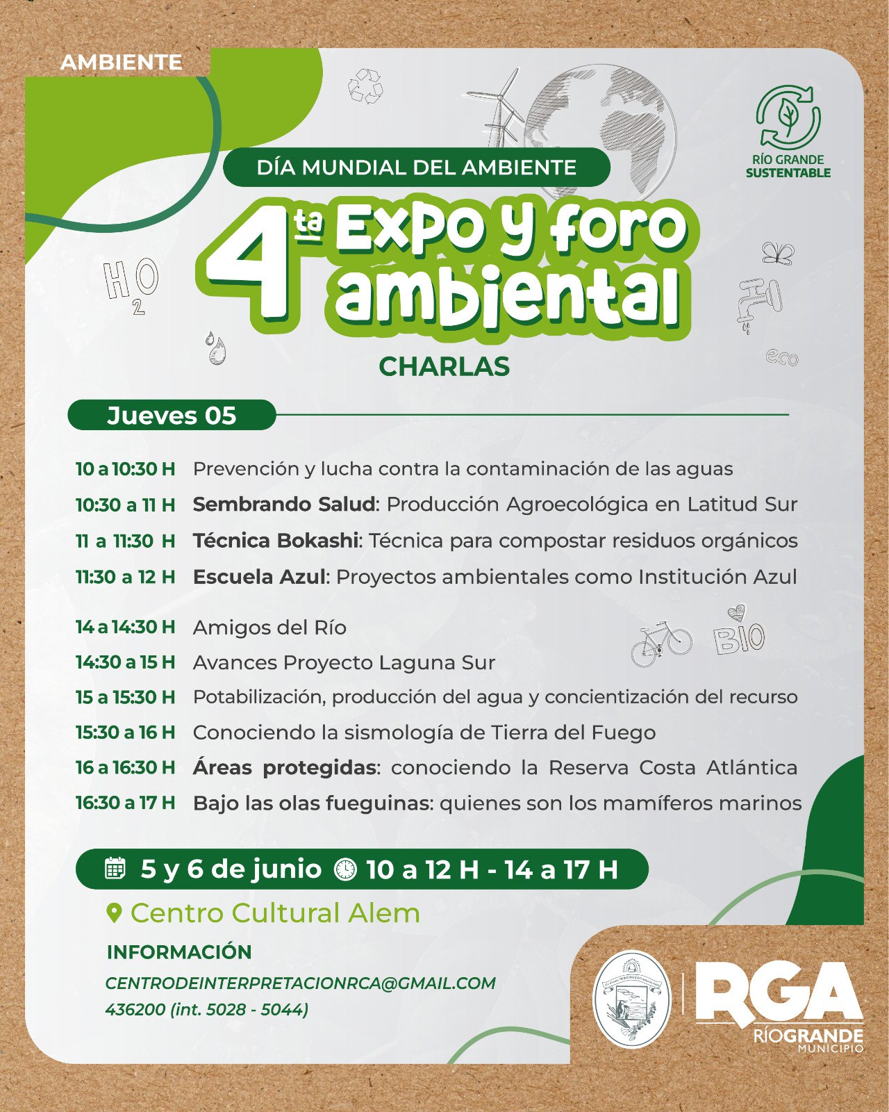 ESTE JUEVES COMIENZA LA 4° EXPO Y FORO AMBIENTAL EN RÍO GRANDE