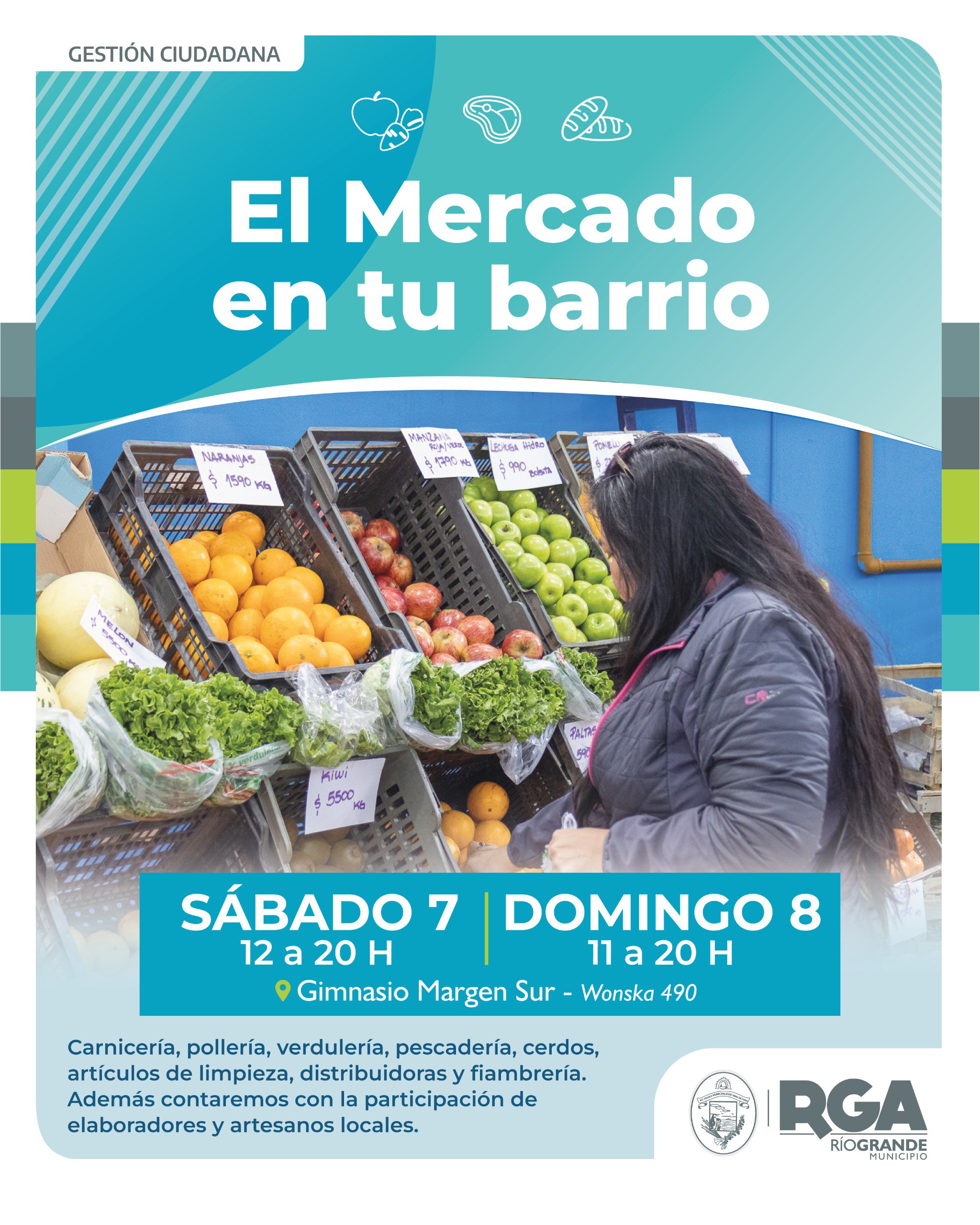 “EL MERCADO EN TU BARRIO” PRESENTA UNA NUEVA EDICIÓN EN LA ZONA SUR