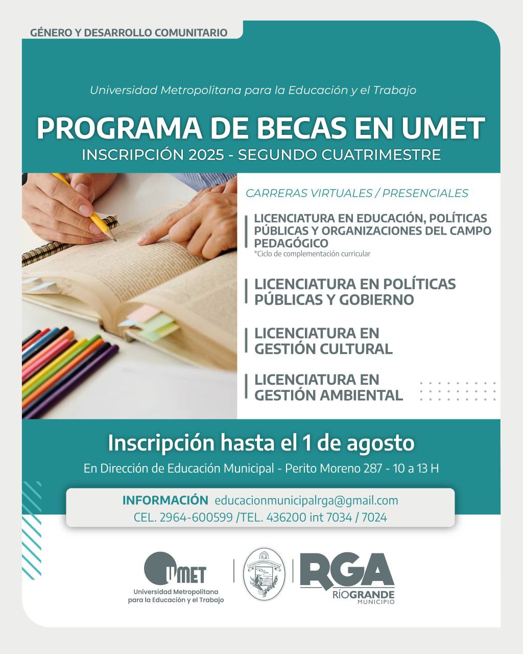ESTÁN ABIERTAS LAS INSCRIPCIONES PARA ACCEDER A LAS BECAS UMET