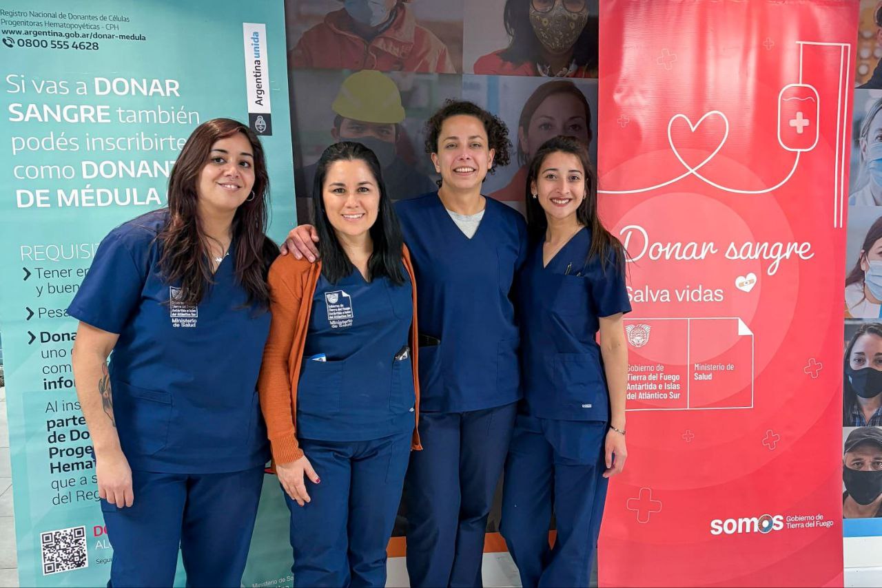 CADA DONACIÓN CUENTA: JORNADAS DE CONCIENTIZACIÓN Y COLECTAS DE SANGRE EN USHUAIA Y RÍO GRANDE