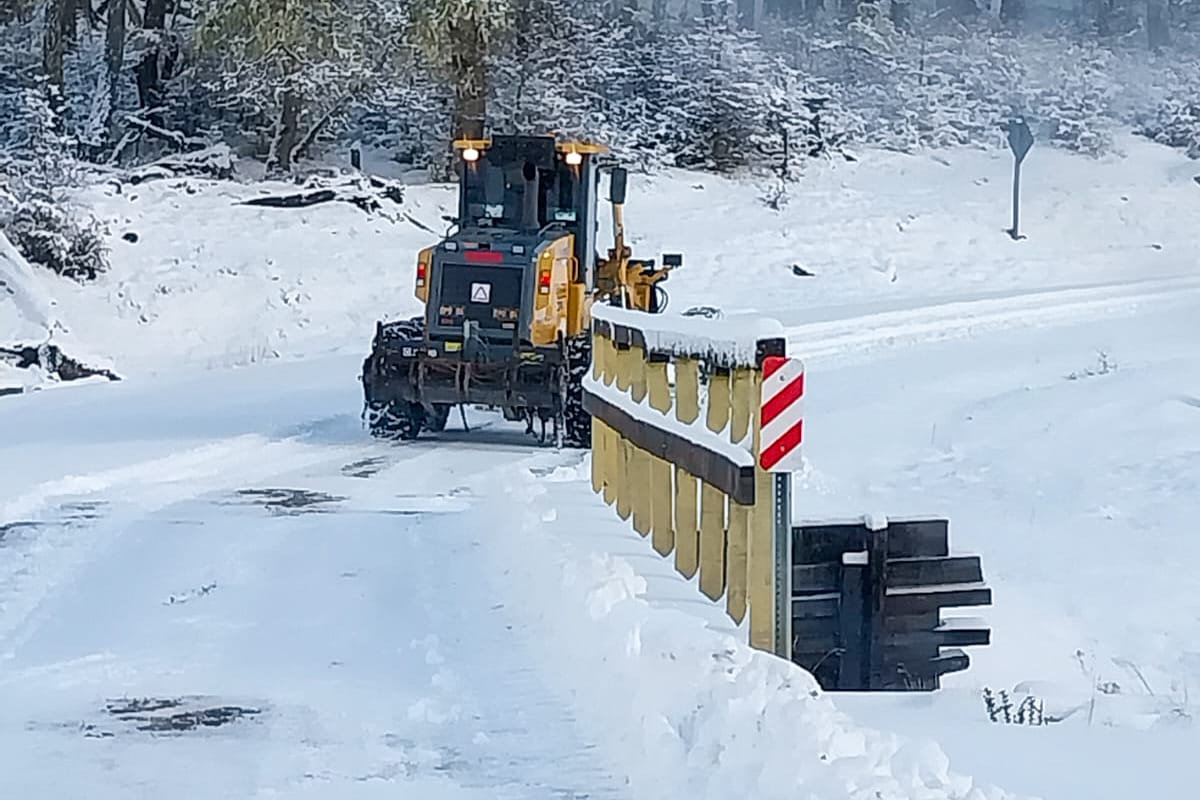 OPERATIVO INVIERNO 2025: LA DPV INTENSIFICA TAREAS DE MANTENIMIENTO EN RUTAS PROVINCIALES