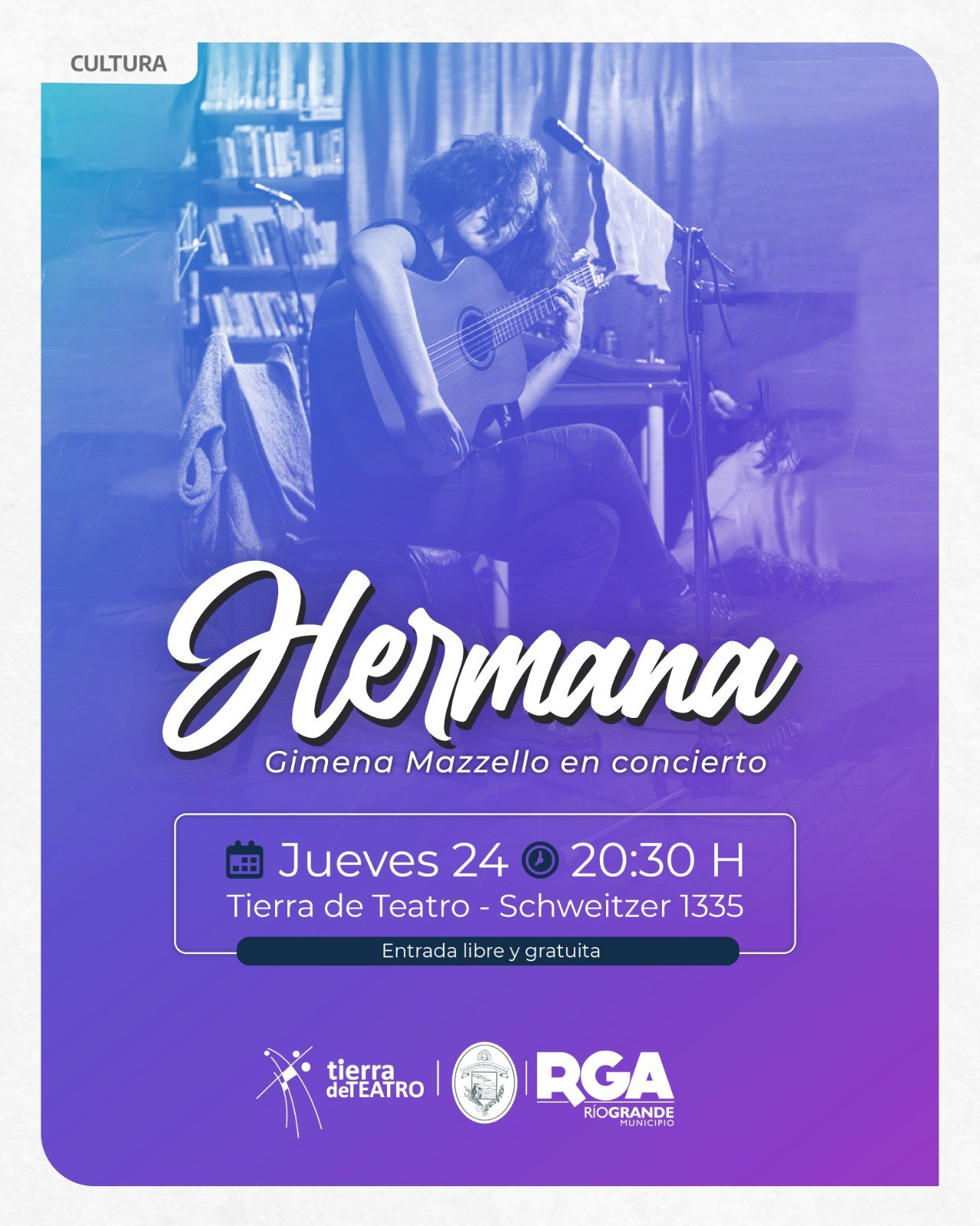 ESTE JUEVES SE LLEVARÁ A CABO EL CONCIERTO “HERMANA”