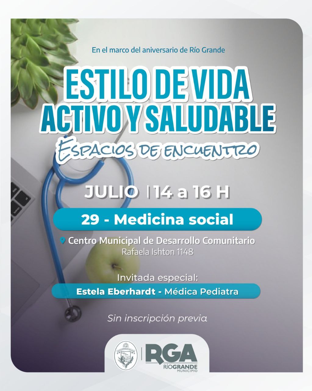 SUMATE AL ESPACIO DE ENCUENTRO PARA FOMENTAR ESTILOS DE VIDA SALUDABLES