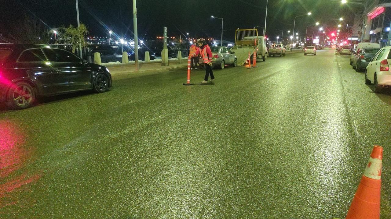 EL ÁREA DE TRÁNSITO DEL MUNICIPIO DE USHUAIA REALIZÓ CONTROLES VEHICULARES EN LA MADRUGADA DEL DOMINGO