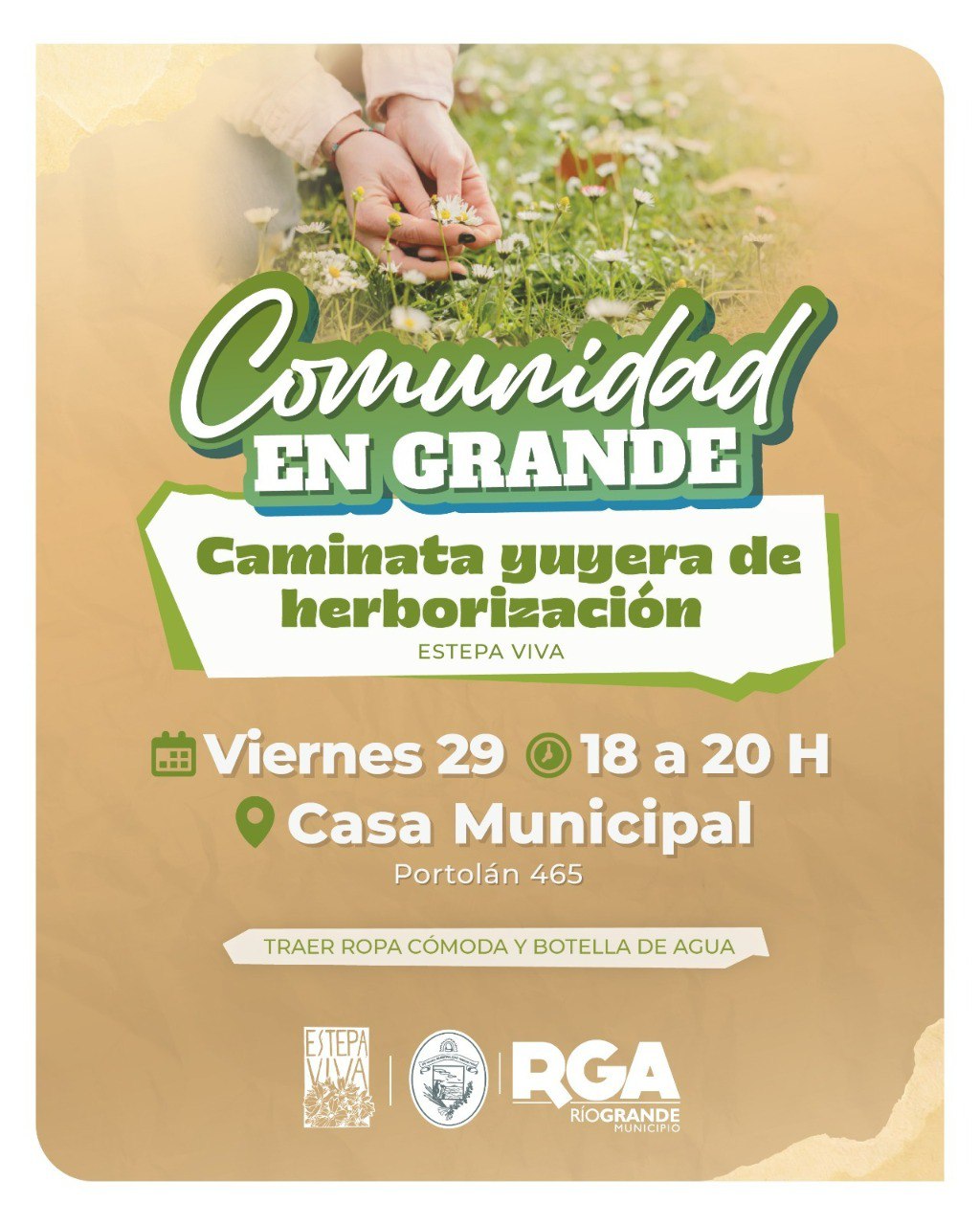 COMUNIDAD EN GRANDE: CAMINATA Y TALLER DE HERBORIZACIÓN PARA TODA LA FAMILIA