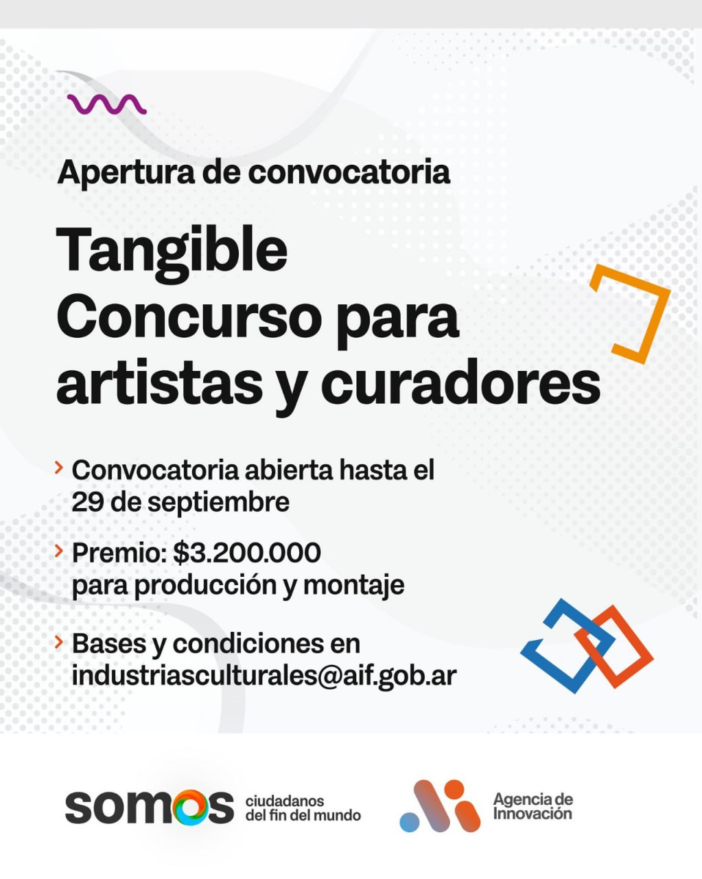 SE ENCUENTRA ABIERTA LA CONVOCATORIA PARA ‘TANGIBLE’ CONCURSO PARA ARTISTAS Y CURADORES