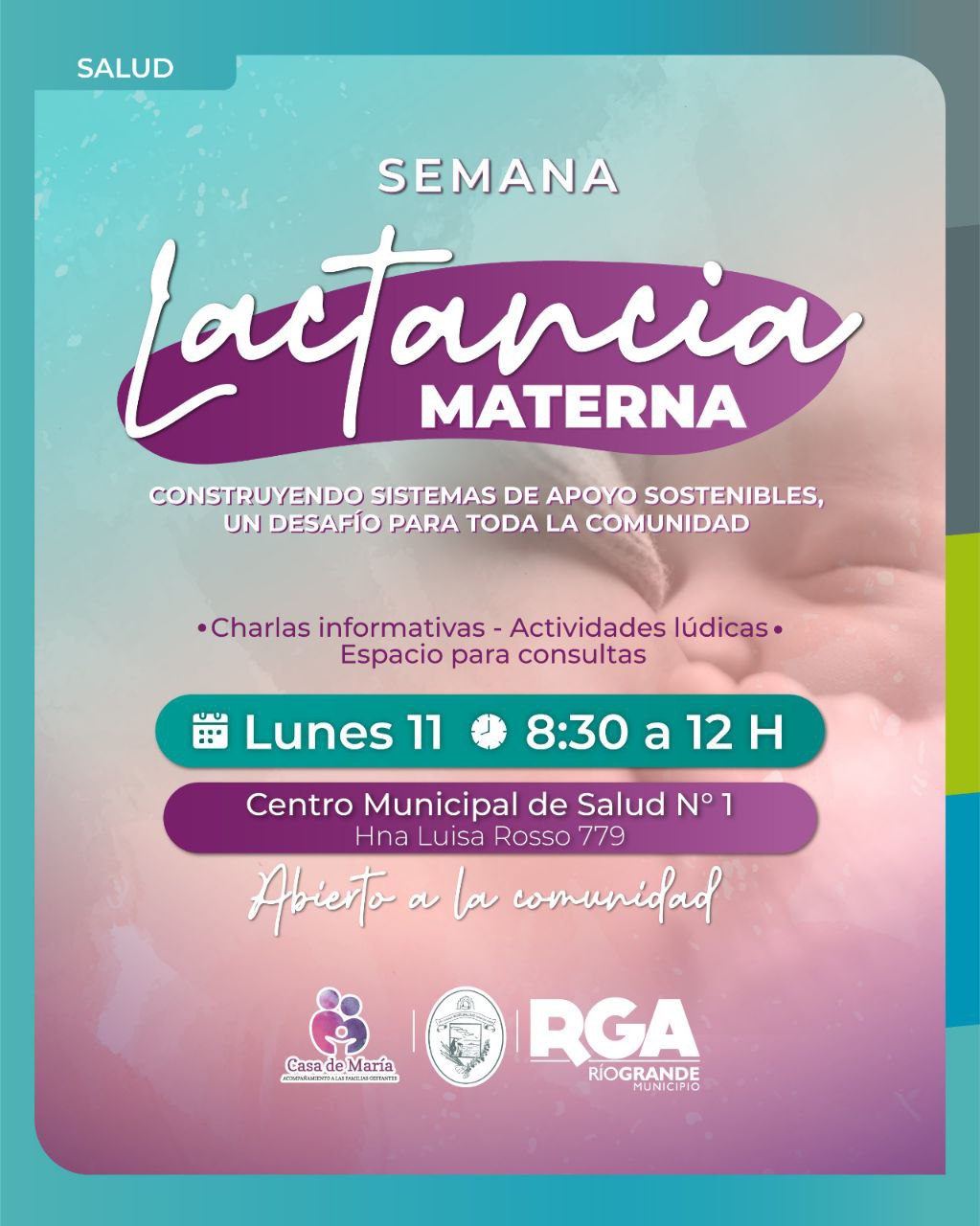 EL MUNICIPIO CELEBRA LA SEMANA DE LA LACTANCIA MATERNA
