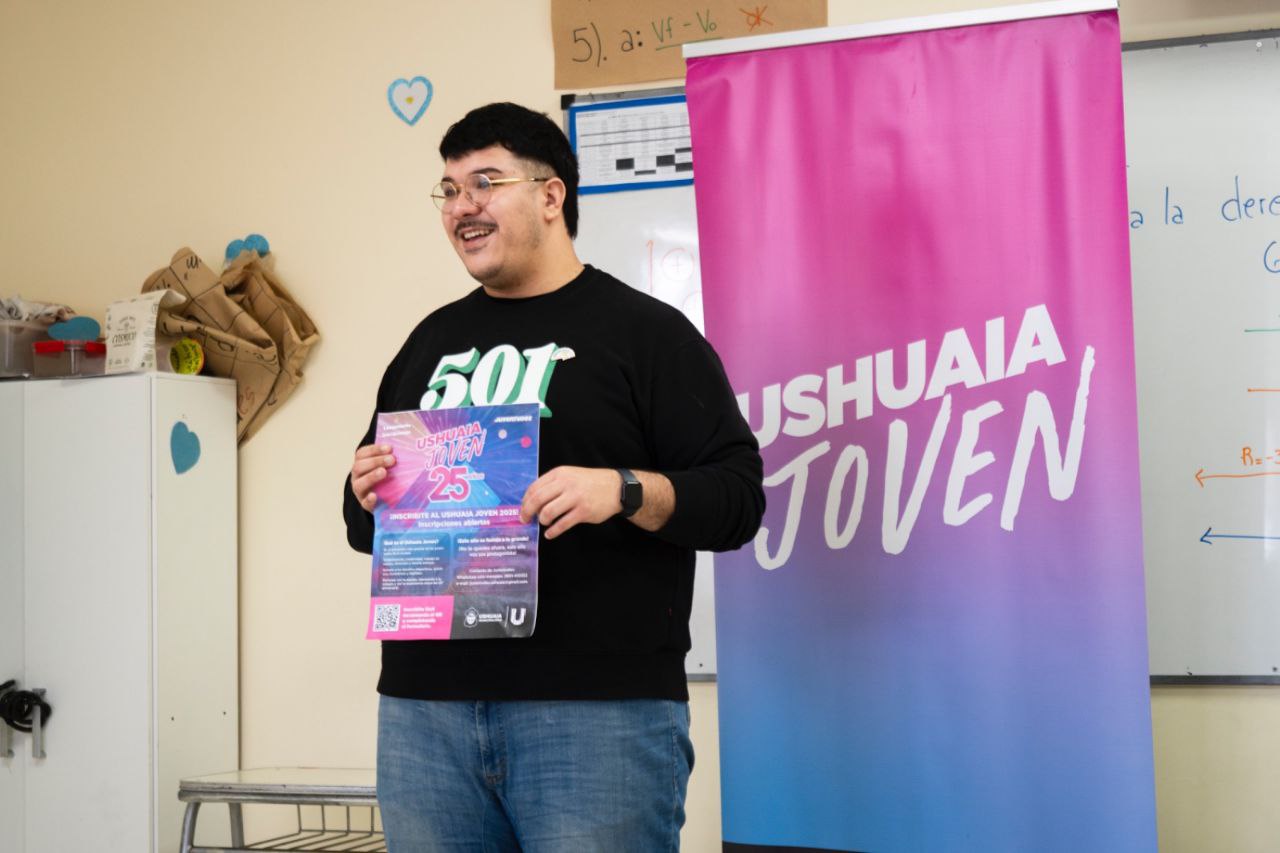 EL “USHUAIA JOVEN” VISITÓ DIVERSOS COLEGIOS SECUNDARIOS DE LA CIUDAD