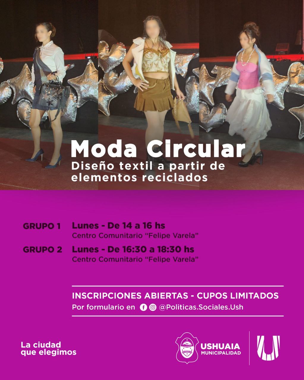 EL MUNICIPIO ABRE INSCRIPCIONES PARA EL TALLER DE DISEÑO CIRCULAR EN EL CENTRO COMUNITARIO DEL B° FELIPE VARELA