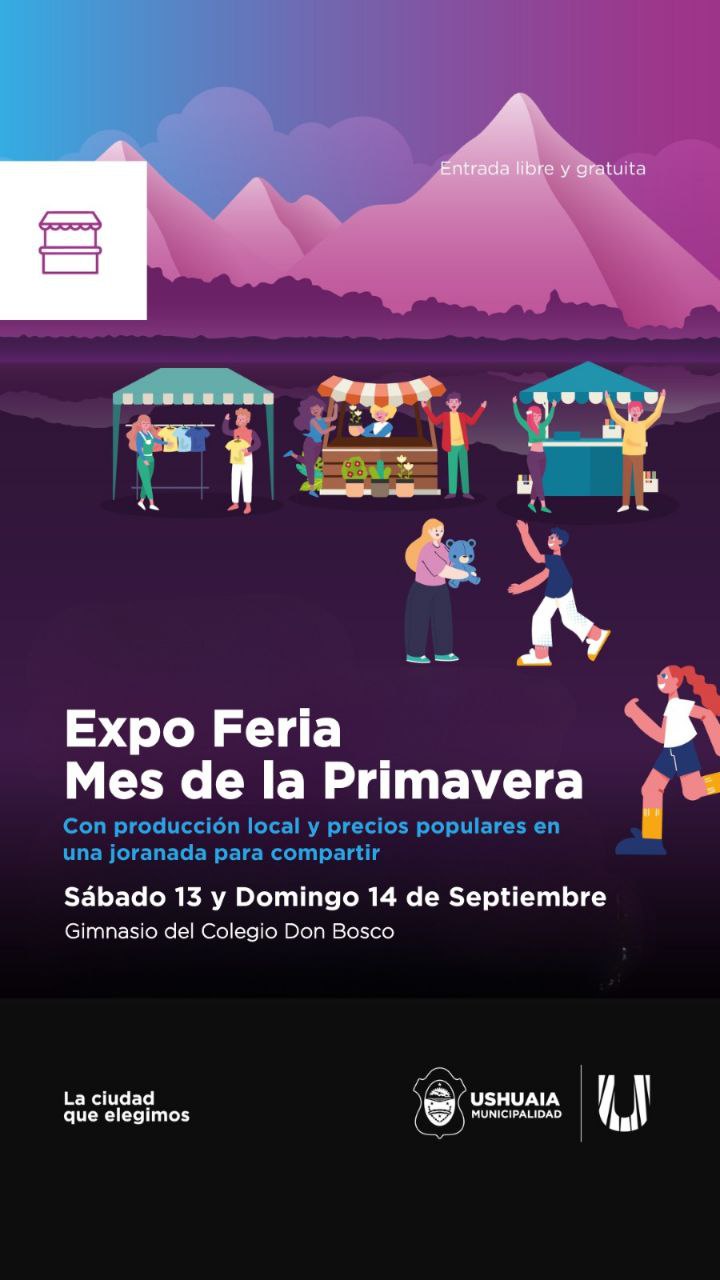 LA MUNICIPALIDAD INVITA A PARTICIPAR DE LA EXPO FERIA – MES DE LA PRIMAVERA