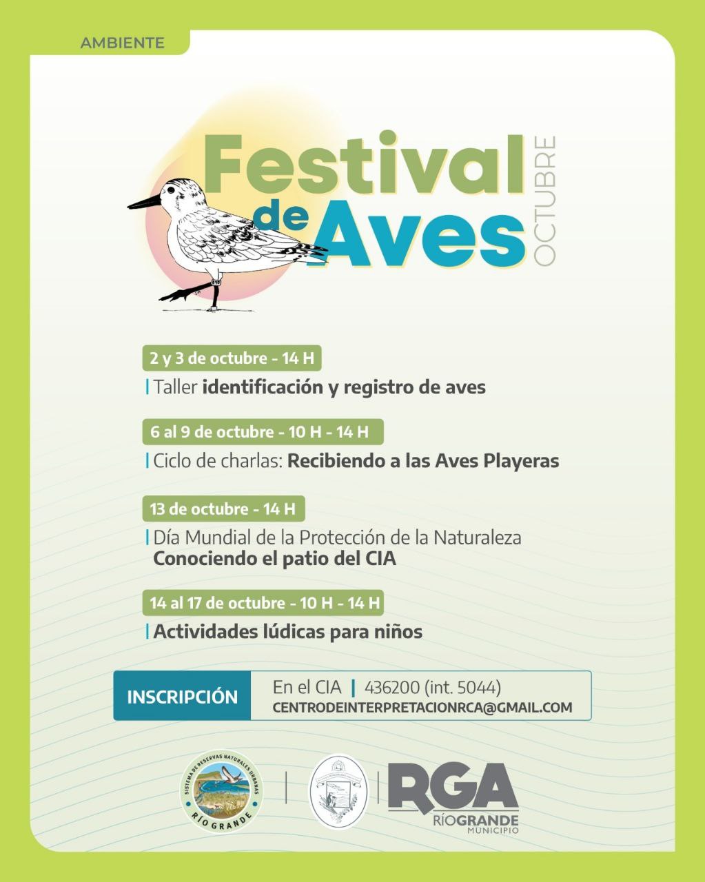 EL MUNICIPIO CELEBRA UN NUEVO FESTIVAL DE LAS AVES EN LA CIUDAD