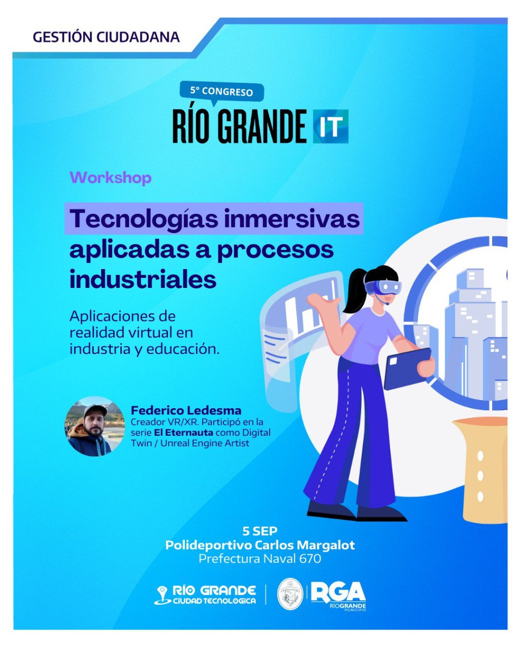 WORKSHOPS EN EL 5° CONGRESO IT 2025