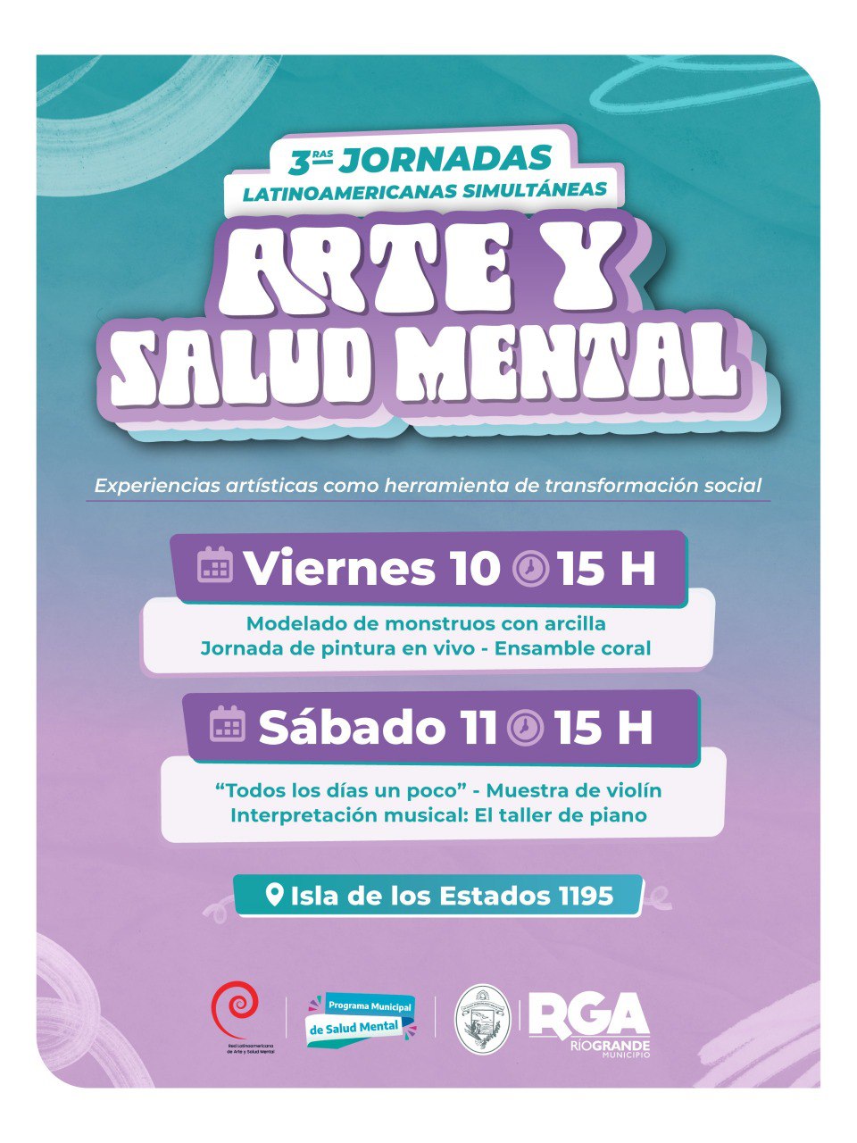 3RAS. JORNADAS LATINOAMERICANAS SIMULTÁNEAS DE ARTE Y SALUD MENTAL