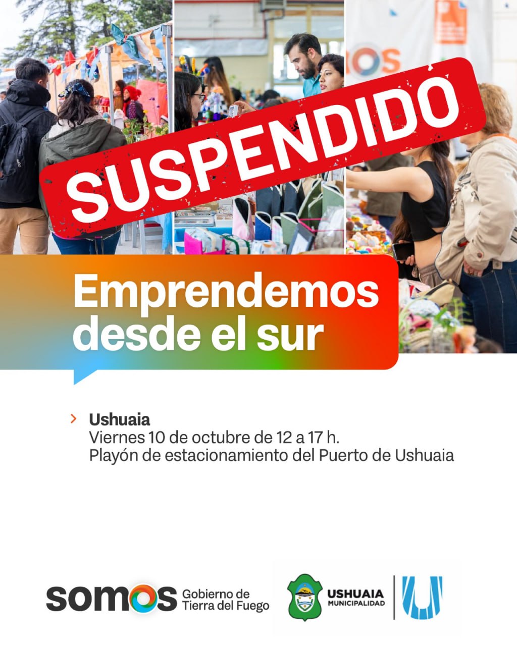 El evento será reprogramado