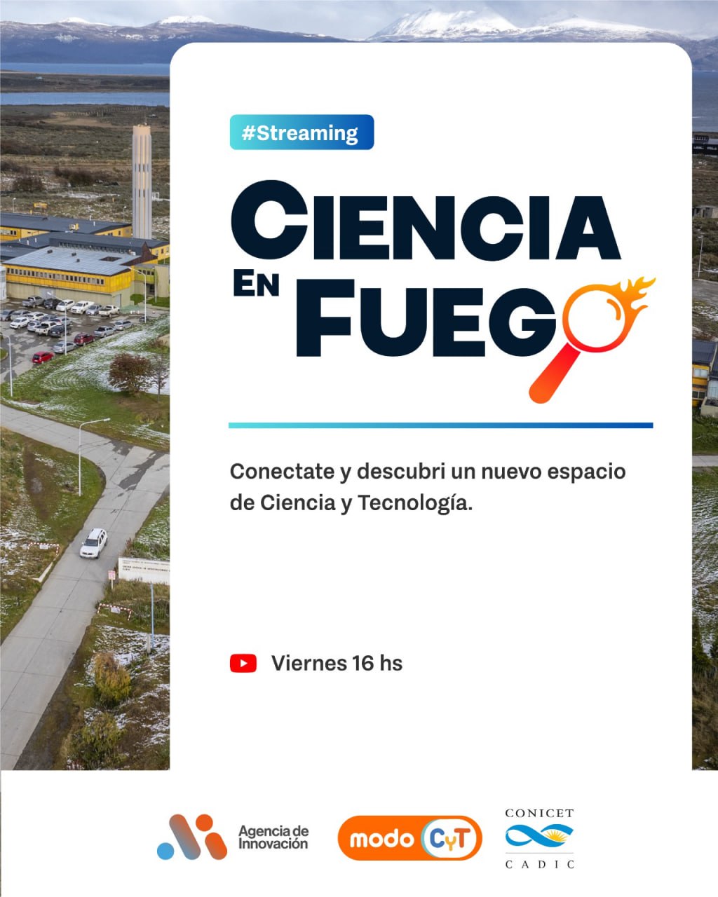 LA AGENCIA DE INNOVACIÓN Y EL CADIC LANZAN EL STREAMING “CIENCIA EN FUEGO”