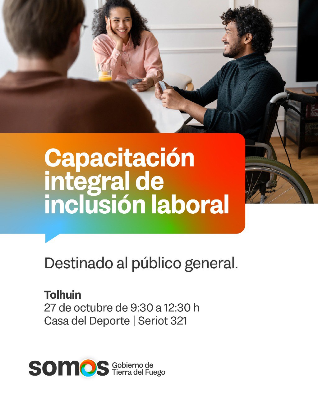 ABREN LAS INSCRIPCIONES PARA CAPACITACIÓN INTEGRAL DE INCLUSIÓN LABORAL