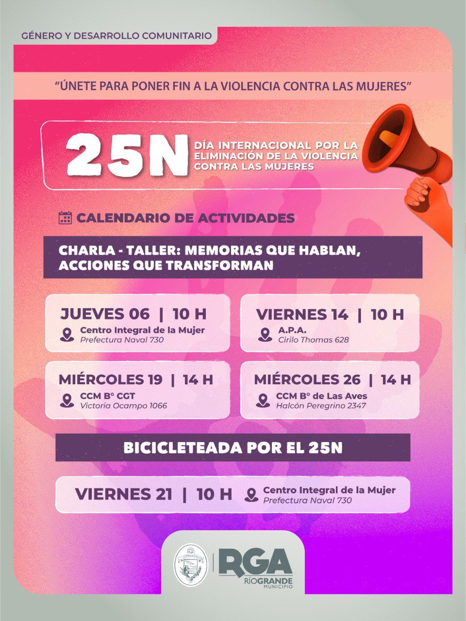 CONSTRUYENDO UNA RÍO GRANDE LIBRE DE VIOLENCIA