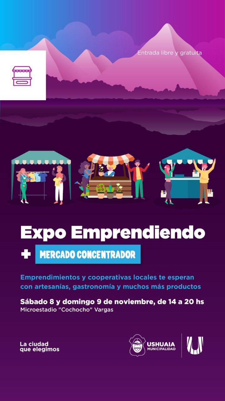 LA MUNICIPALIDAD INVITA A LA “EXPO EMPRENDIENDO+MERCADO CONCENTRADOR”