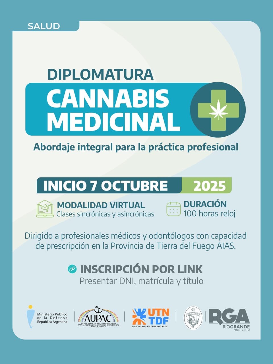 EL MUNICIPIO LANZA LA DIPLOMATURA EN CANNABIS MEDICINAL: ABORDAJE INTEGRAL PARA LA PRÁCTICA PROFESIONAL