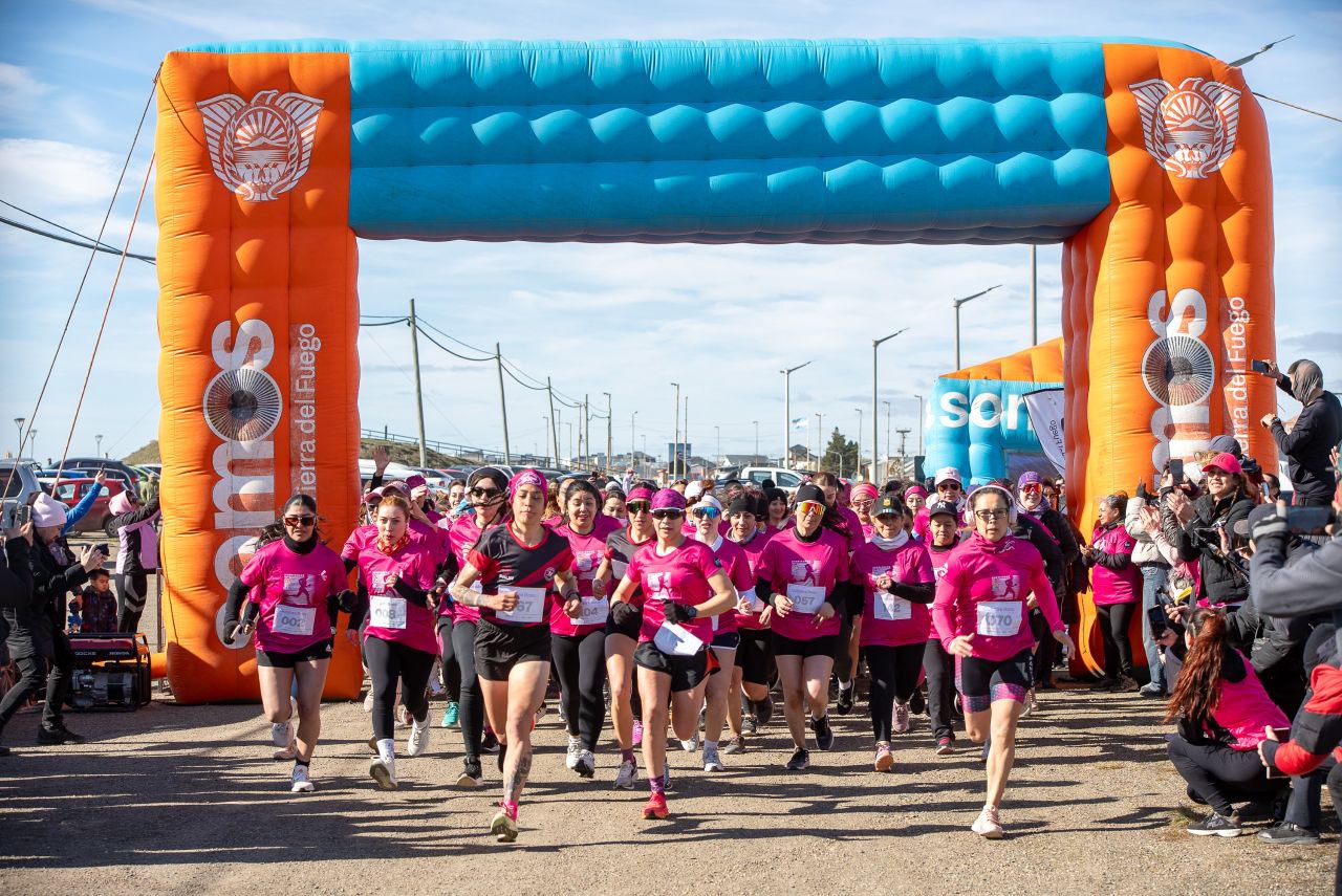 GOBIERNO PROVINCIAL REALIZÓ CON ÉXITO LA MARATÓN “OCTUBRE ROSA” EN RÍO GRANDE