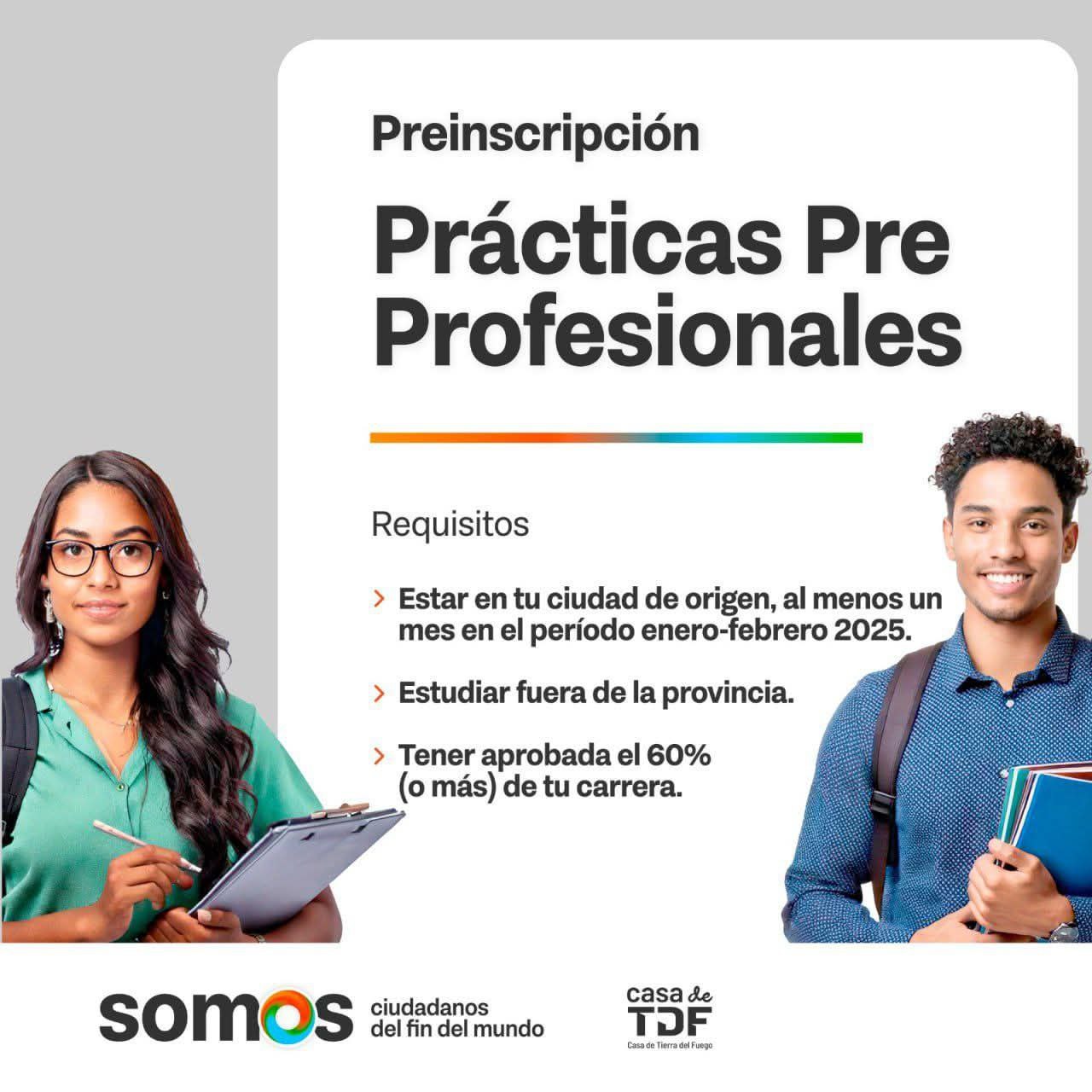 CONTINÚA ABIERTA LA INSCRIPCIÓN PARA LAS PRÁCTICAS PRE PROFESIONALES