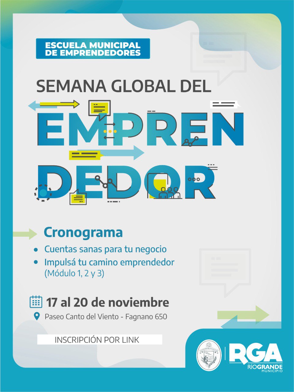 POR PRIMERA VEZ, RÍO GRANDE SERÁ PARTE DE LA SEMANA GLOBAL DEL EMPRENDEDOR