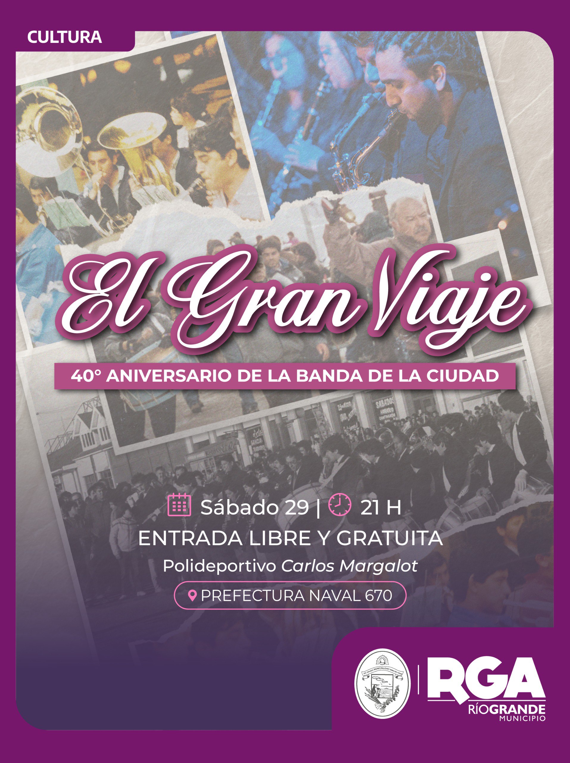 LA BANDA MUNICIPAL CELEBRARÁ SUS 40 AÑOS CON UN CONCIERTO ESPECIAL EN EL POLIDEPORTIVO MARGALOT