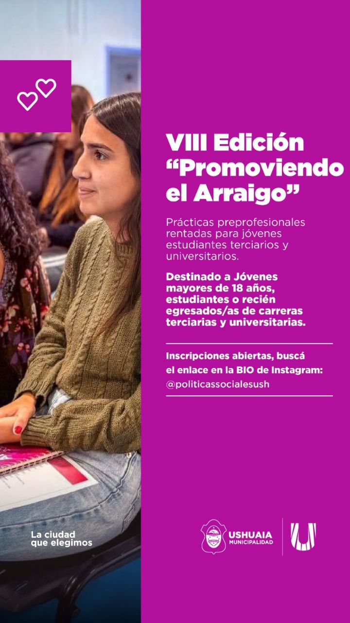 ABRIÓ LA PREINSCRIPCIÓN  AL PROGRAMA “PROMOVIENDO EL ARRAIGO”