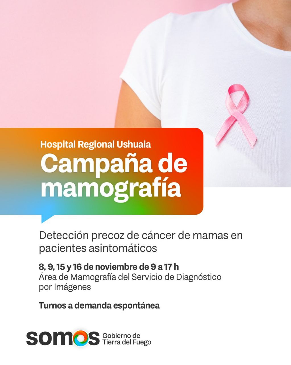 CAMPAÑA DE MAMOGRAFÍAS PARA PROMOVER LA DETECCIÓN PRECOZ DEL CÁNCER