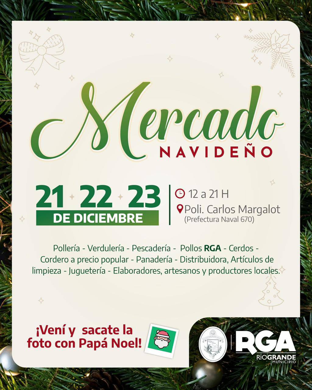 RÍO GRANDE VIVE LA PREVIA DE LAS FIESTAS CON EL MERCADO NAVIDEÑO